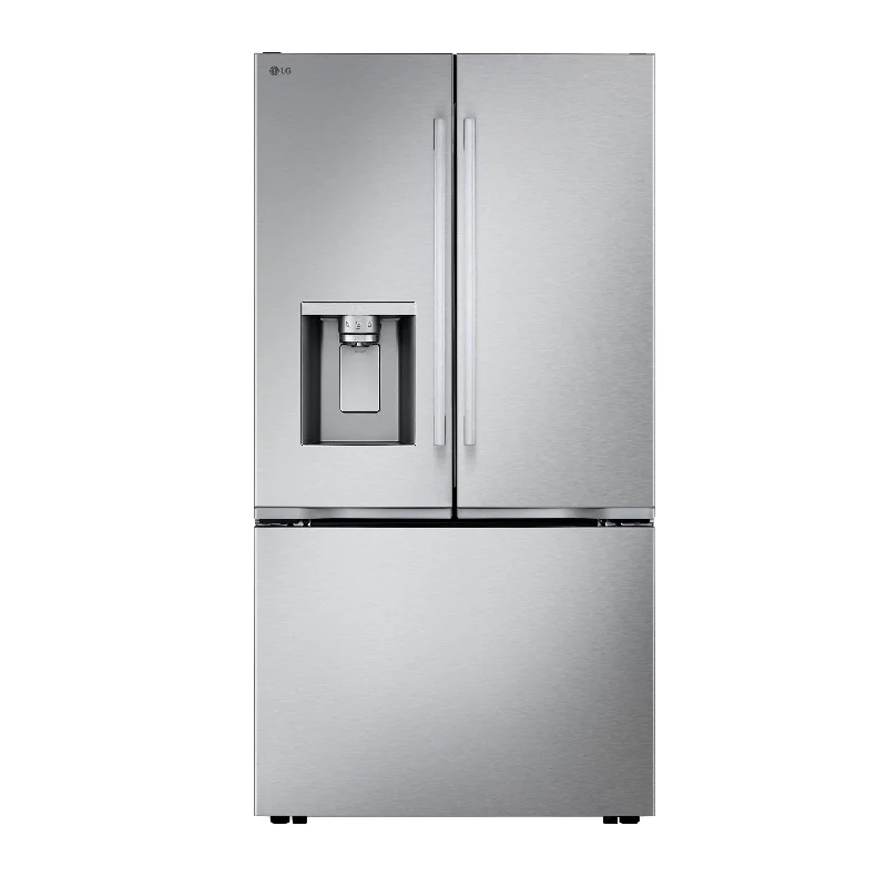 LG Smudge Resistant Stainless Steel Counter-Depth MAX™ with Zero Clearance™ French Door Refrigerator (24 Cu.Ft) - LF24Z6530S