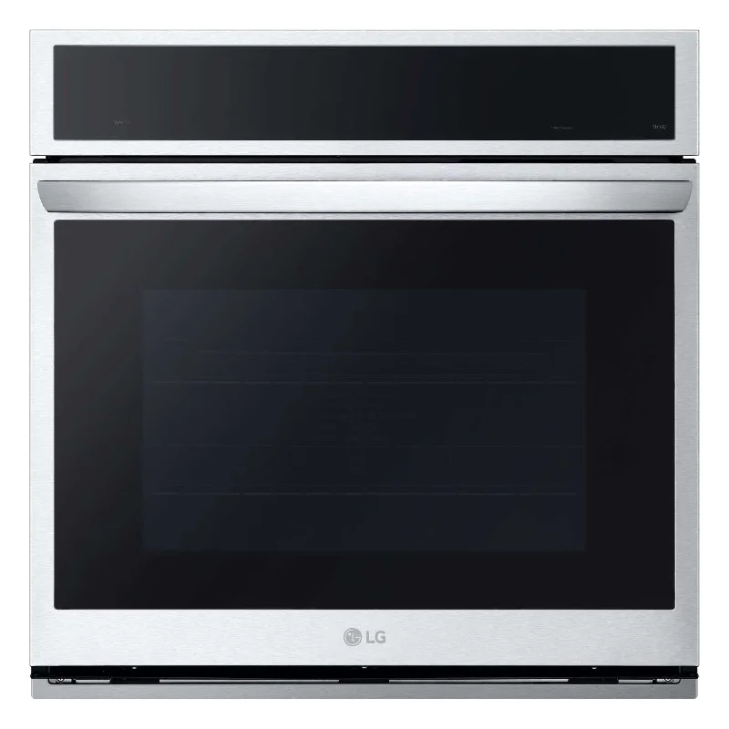 LG Stainless Steel 29.75" Smart Single Wall Oven with 
True Convection, InstaView®, Air Fry and 
Steam Sous Vide (4.7 Cu. Ft.) - WSEP4727F