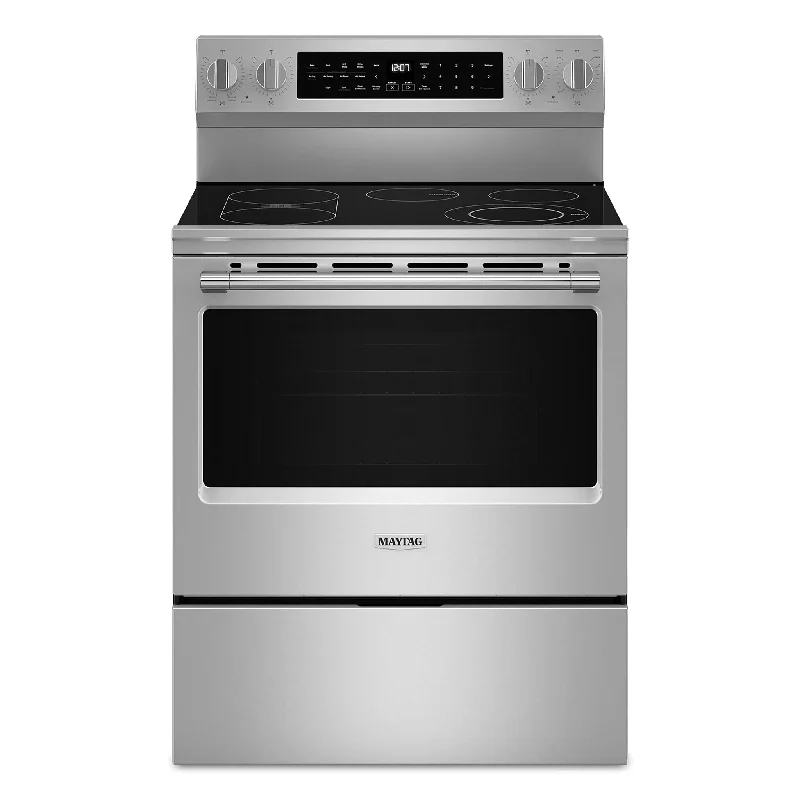 Maytag Fingerprint Resistant Stainless Steel Freestanding Electric Convection Range (5.3 Cu.Ft.) - YMFES8030RZ