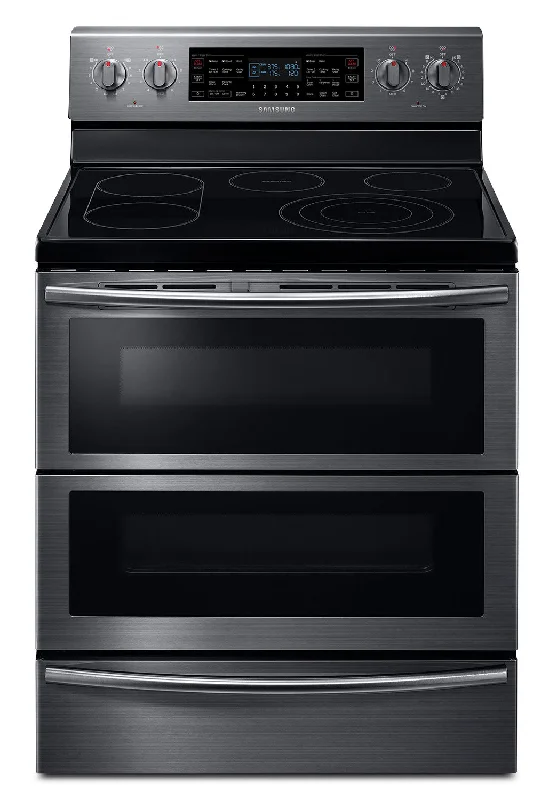 Samsung Black Stainless Steel Freestanding Electric Convection Range (5.9 Cu. Ft.) - NE59J7850WG/AC