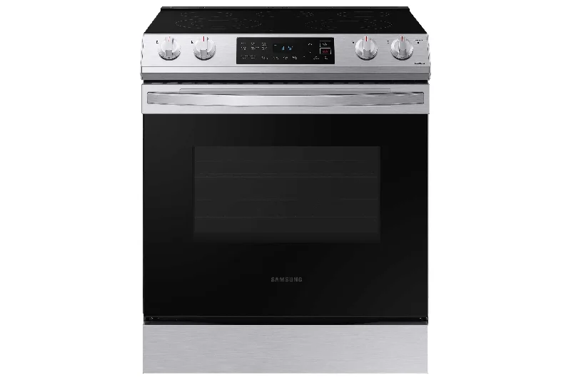 Samsung Stainless Steel Electric Range with Slide-in Design (6.3 Cu.Ft) - NE63T8111SS/AC