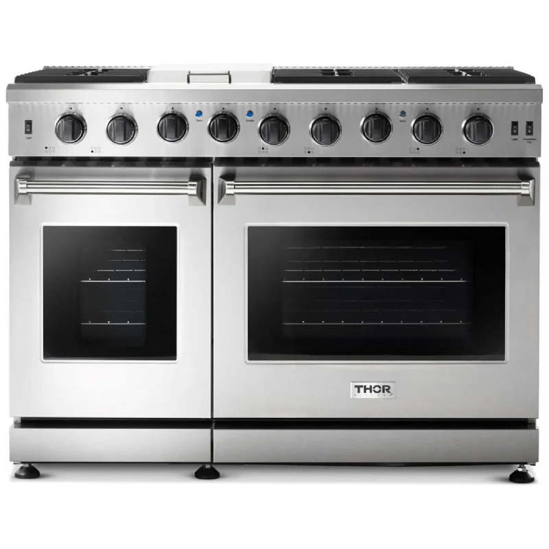 Thor Stainless Steel Freestanding Gas Dual Oven Range (6.8 Cu. Ft.) - LRG4807U