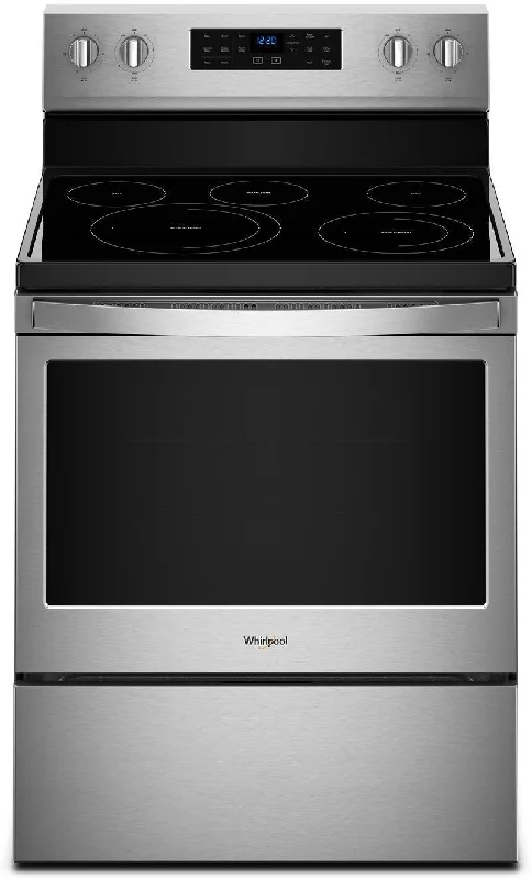 Whirlpool Stainless Steel Freestanding Electric Convection Range (5.3 Cu. Ft.) - YWFE550S0HZ